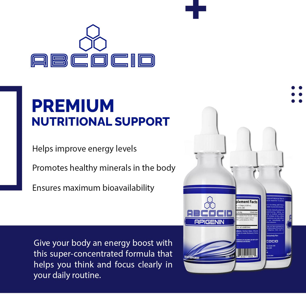 ABCOCID Apigenin 65 mg Liquid - 240 Servings - image 5
