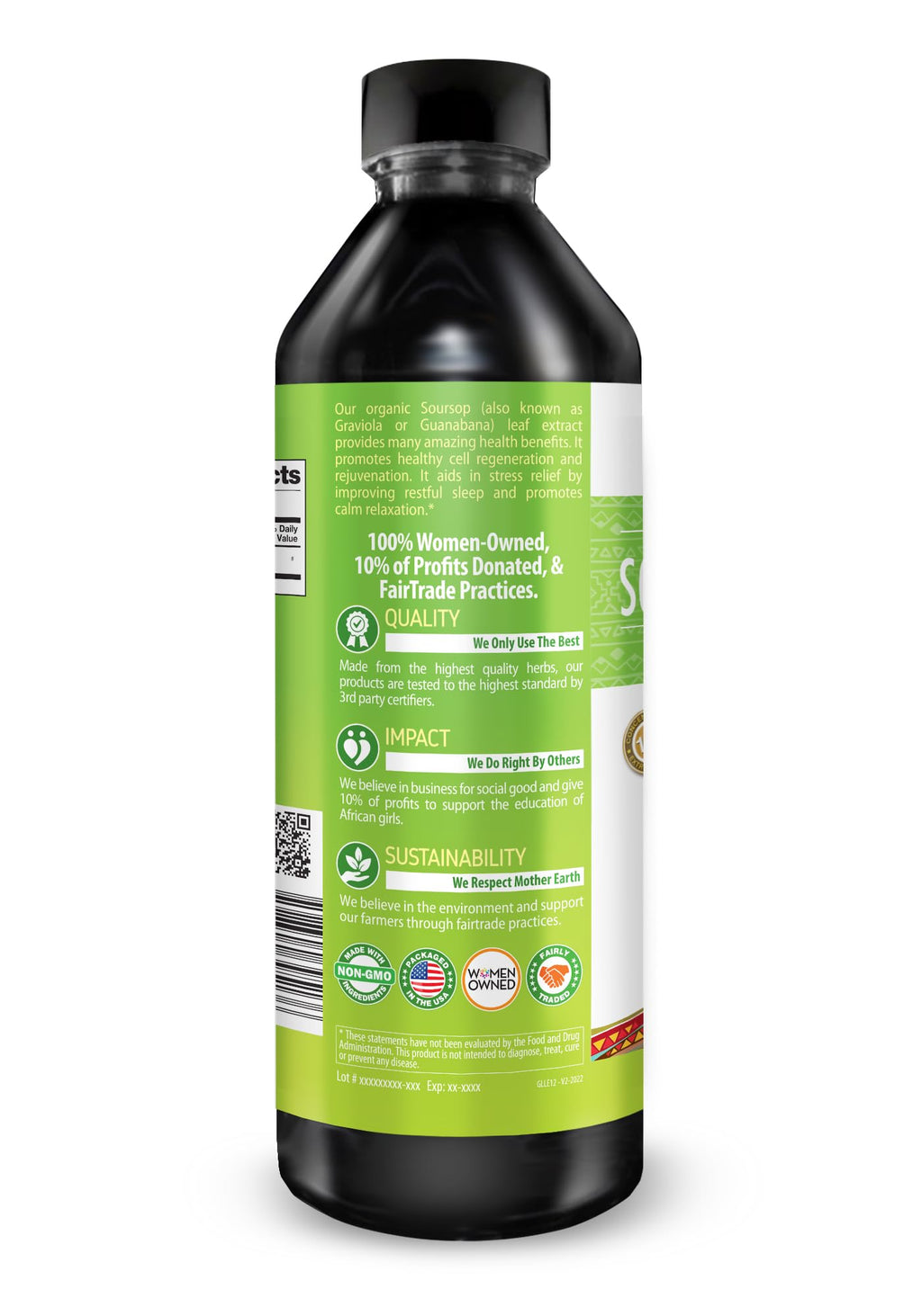 Herbal Goodness Soursop Graviola Liquid Drops Extract - 12 Fl Oz - image 4