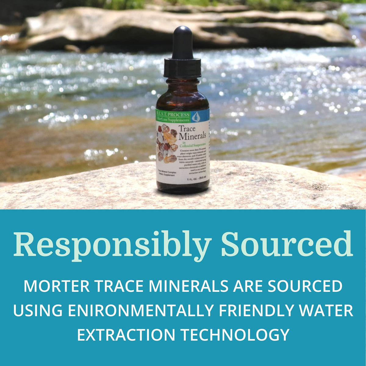 Morter Trace Minerals - Colloidal Fulvic Trace Mineral Drops with 70+
