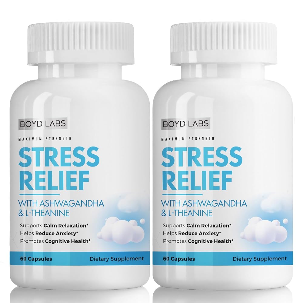 Boyd Labs Stress Relief with Ashwagandha and L-Theanine