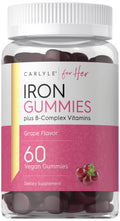 Carlyle Iron Gummies with Vitamin B Complex - 60 Count
