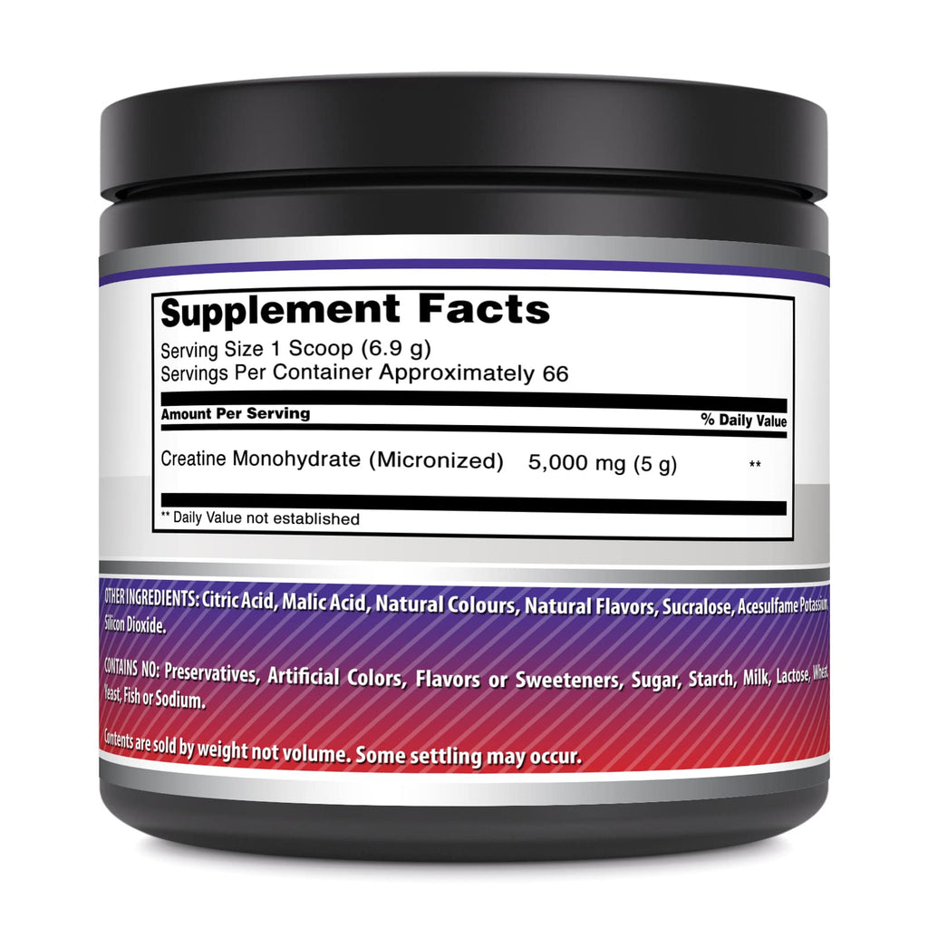 Amazing Formulas Micronized Creatine Monohydrate Powder Supplement
