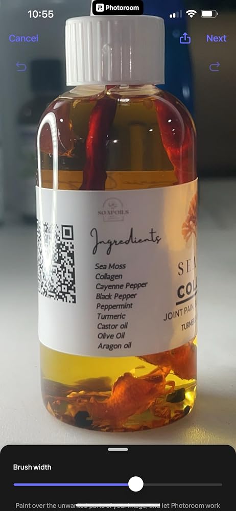 Sea Moss Collagen Turmeric Cayenne Peppermint Oil - 4 Fl Oz - image 3