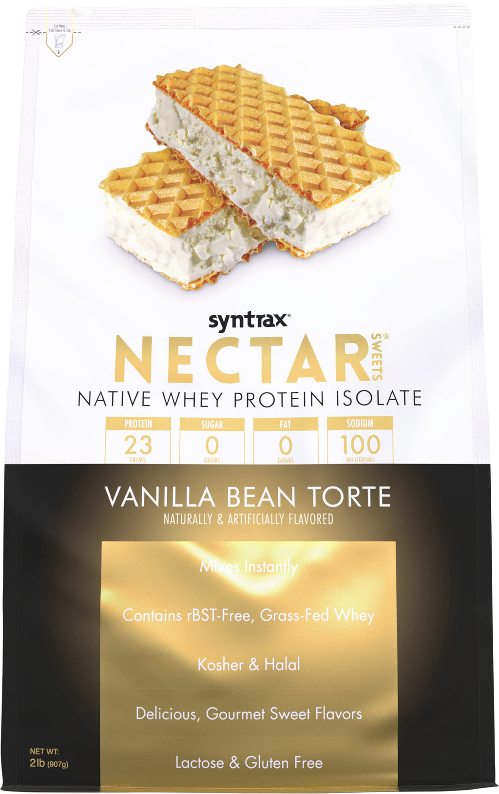 Syntrax Nectar Sweets Vanilla Bean Torte Protein Powder - 2 Pounds - image 2