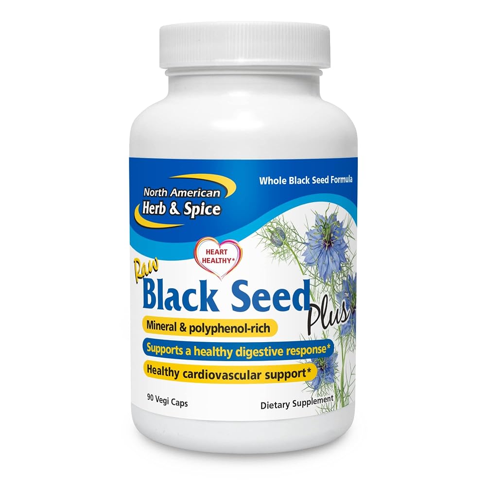North American Herb & Spice Black Seed Plus - 90 Vegetarian Capsules