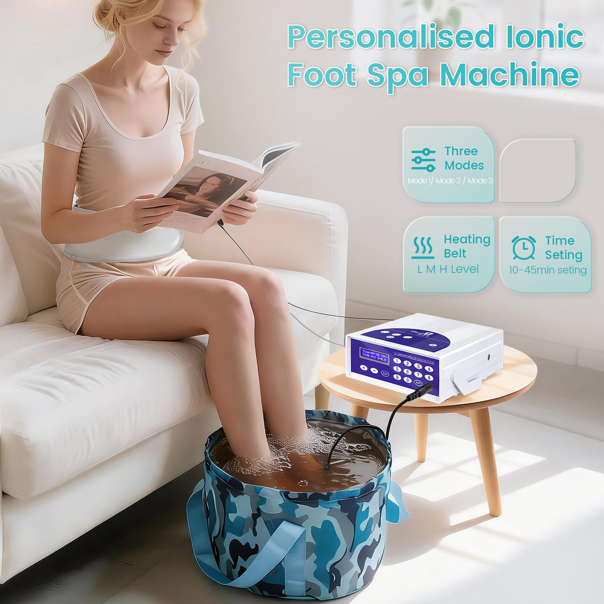 Lecaung Ionic Foot Bath Detox Machine - image 2
