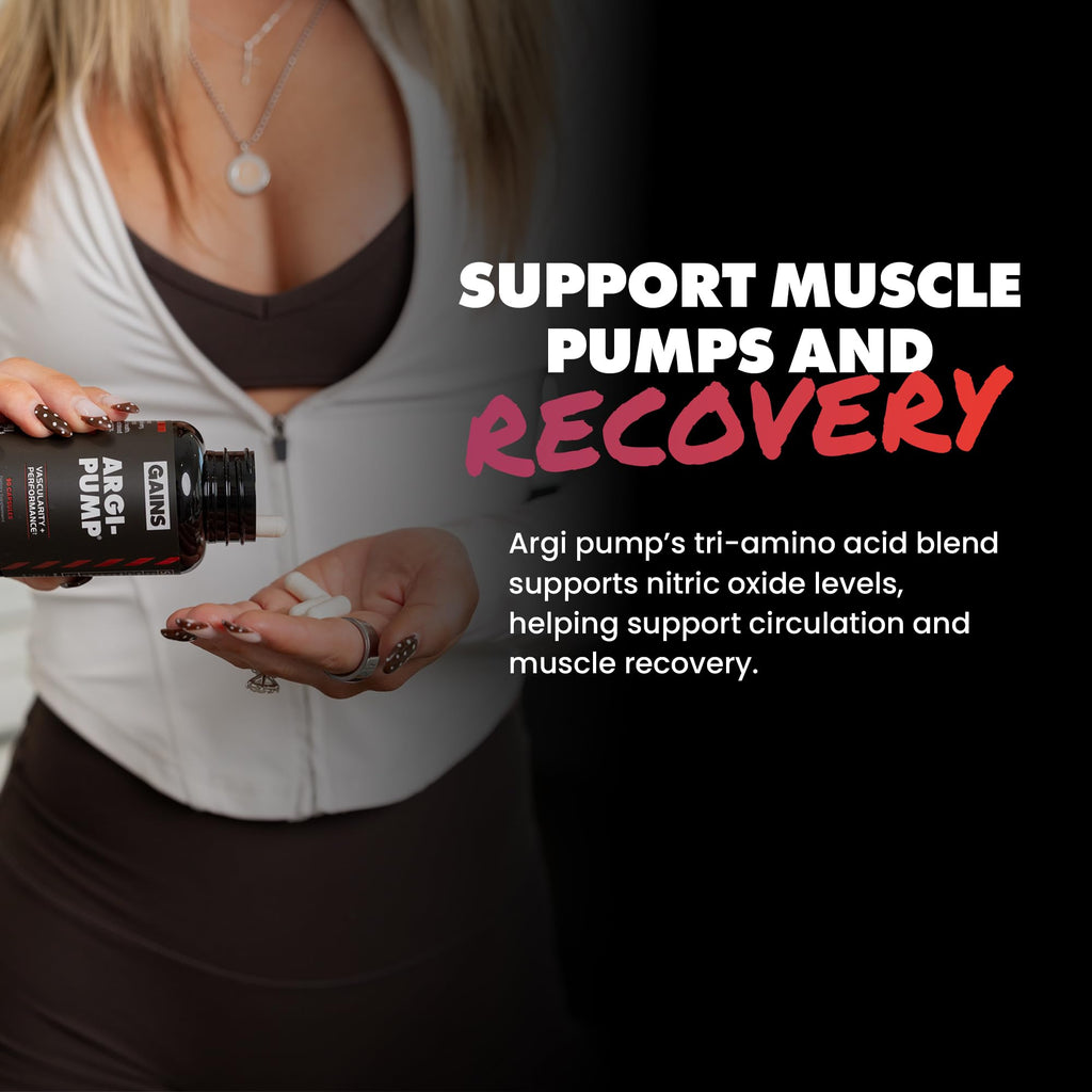 Gains in Bulk L-Arginine Amino Acid Supplement - 90 Capsules - image 3