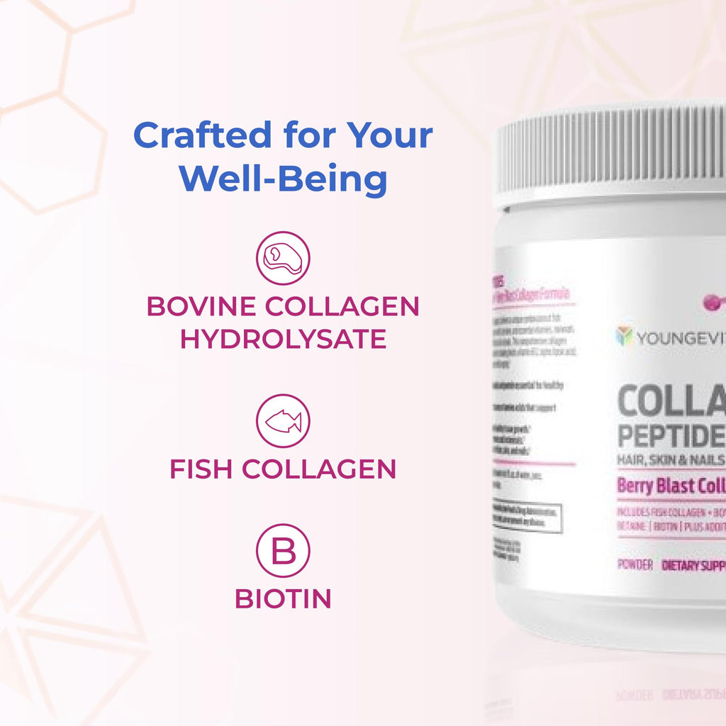Youngevity Collagen Peptides Powder with Biotin & B12 - 251 g - image 5