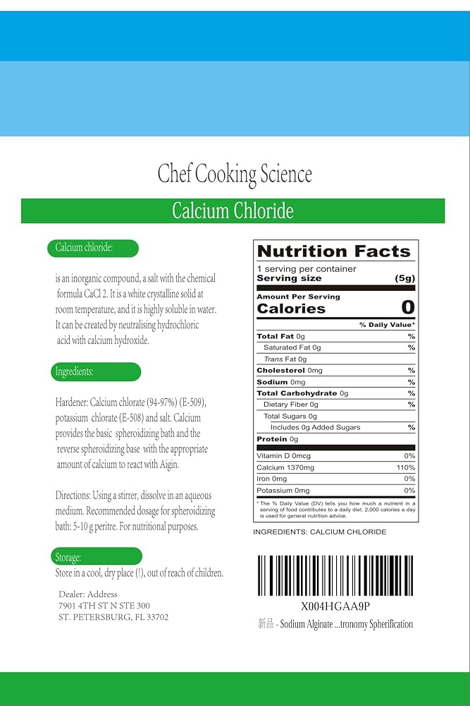 LEIMENGCHEF Sodium Alginate & Calcium Chloride Spherification - 8oz - image 6