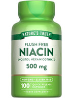 Nature's Truth Flush Free Niacin 500mg - 100 Capsules