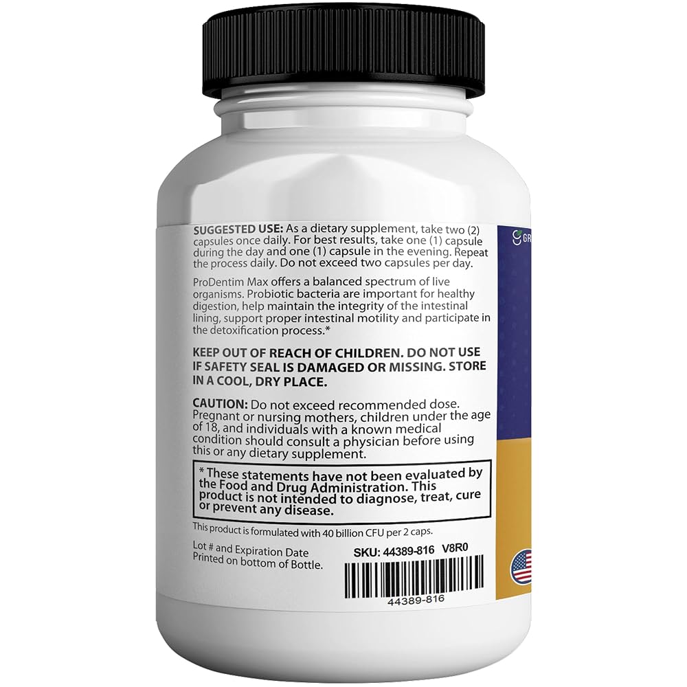 GREENVIFY ProviaDenta Gold Max Oral Probiotics 40 Billion CFU - 120 Capsules - image 8