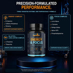 Axiom Nutrition Energy and Focus 200mg Caffeine - 60 Capsules - image 4