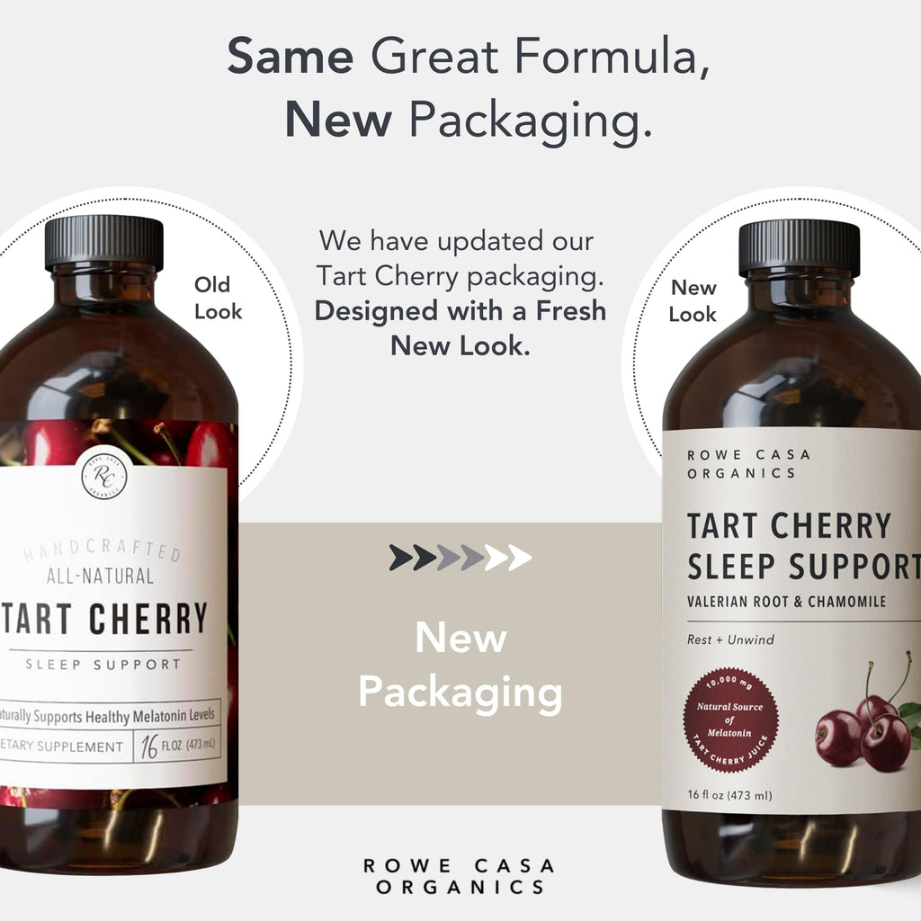 Rowe Casa Organics Tart Cherry Sleep Support with Valerian Root - 16 fl oz - image 8