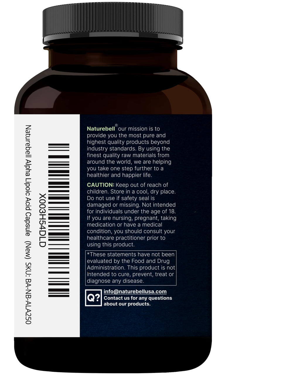 NatureBell Alpha Lipoic Acid Complex 600mg - 300 Capsules - image 8