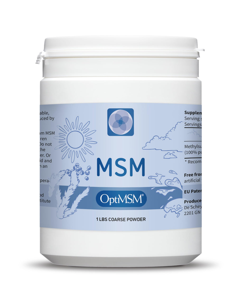 Procapsin MSM Powder Pure OptiMSM Sulfur Crystals - 1 lb
