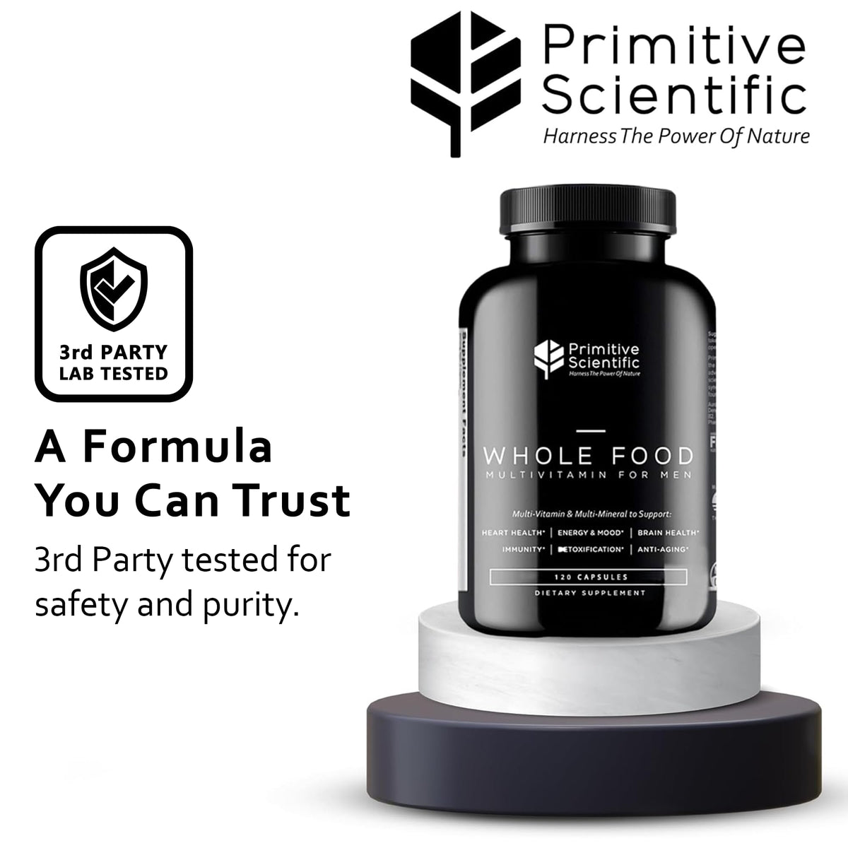 Primitive Scientific Whole Food Daily Essential Multivitamins