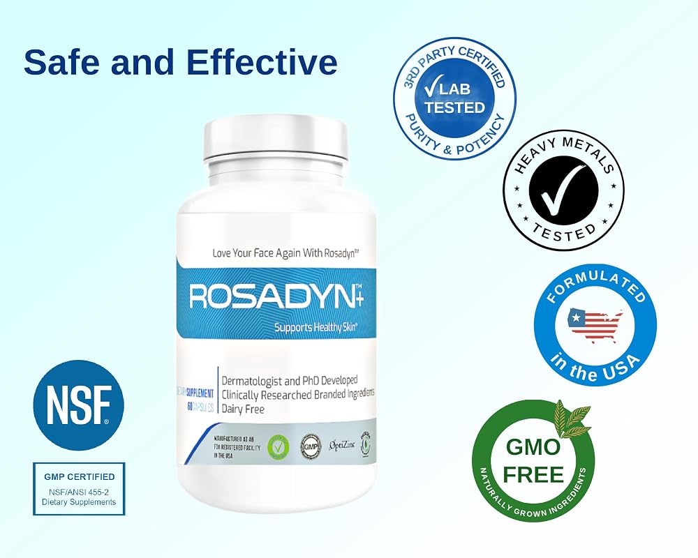 Rosadyn+ Rosacea Skin Care Supplement - 60 Capsules - image 2