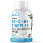 Nature's Fusions Nutri TTFD Thiamine B1 100mg with Magnesium - 60 Capsules