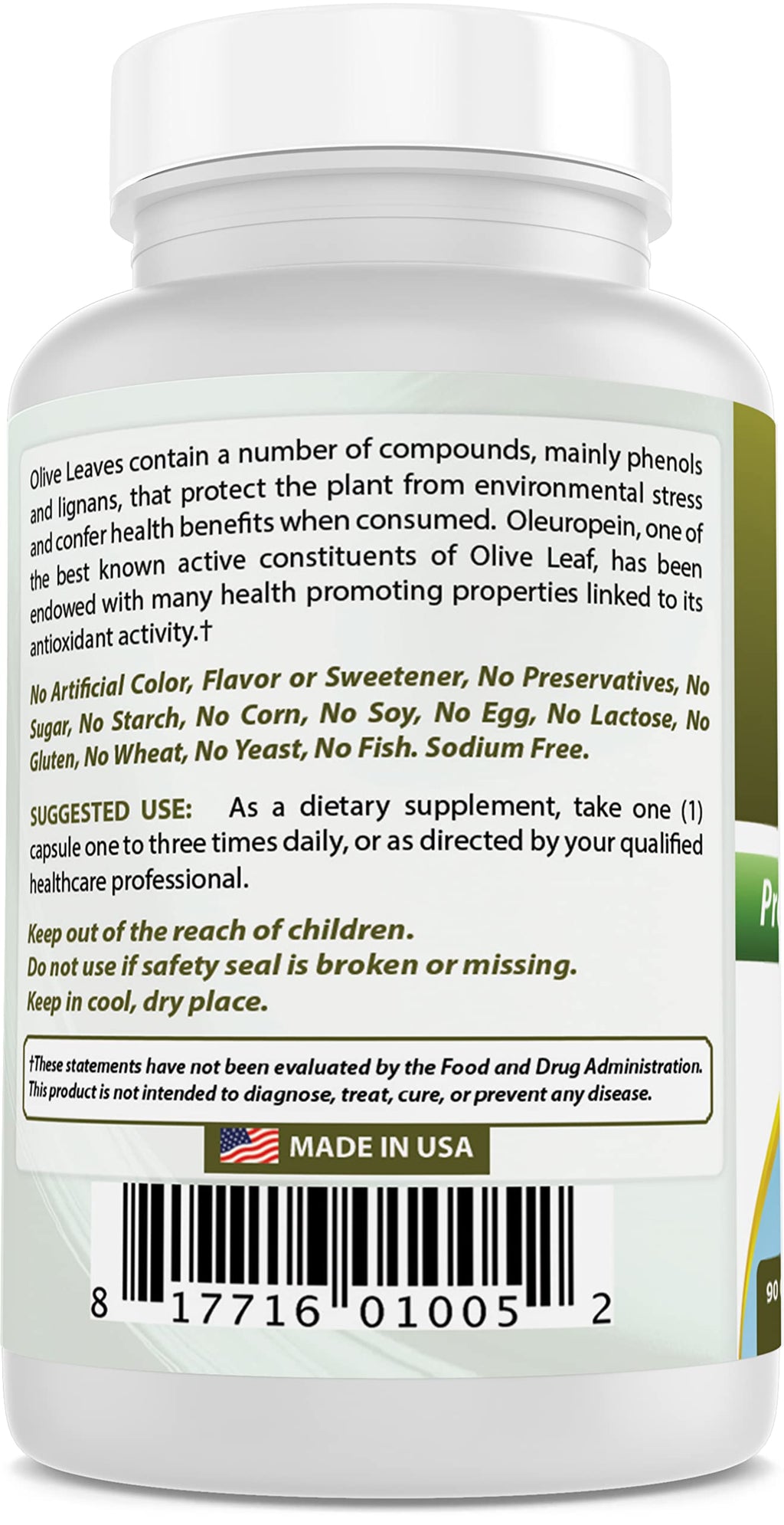 Best Naturals Olive Leaf Extract 700mg - 180 Capsules (2 Pack) - image 6