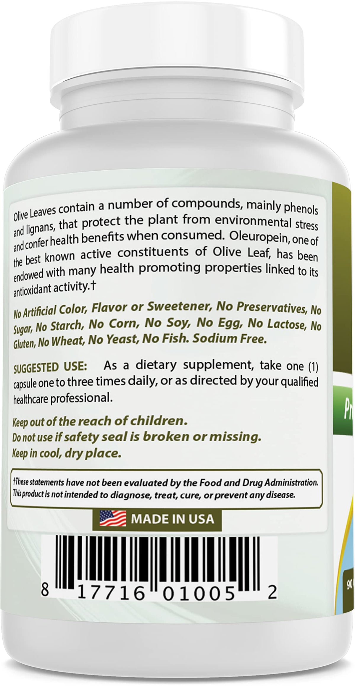 Best Naturals Olive Leaf Extract 700mg - 180 Capsules (2 Pack) - image 6