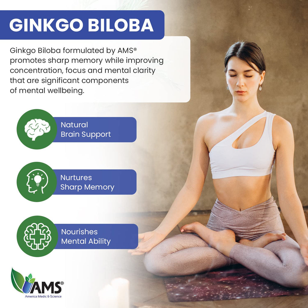 America Medic & Science Ginkgo Biloba 60mg - 60 Softgels - image 4