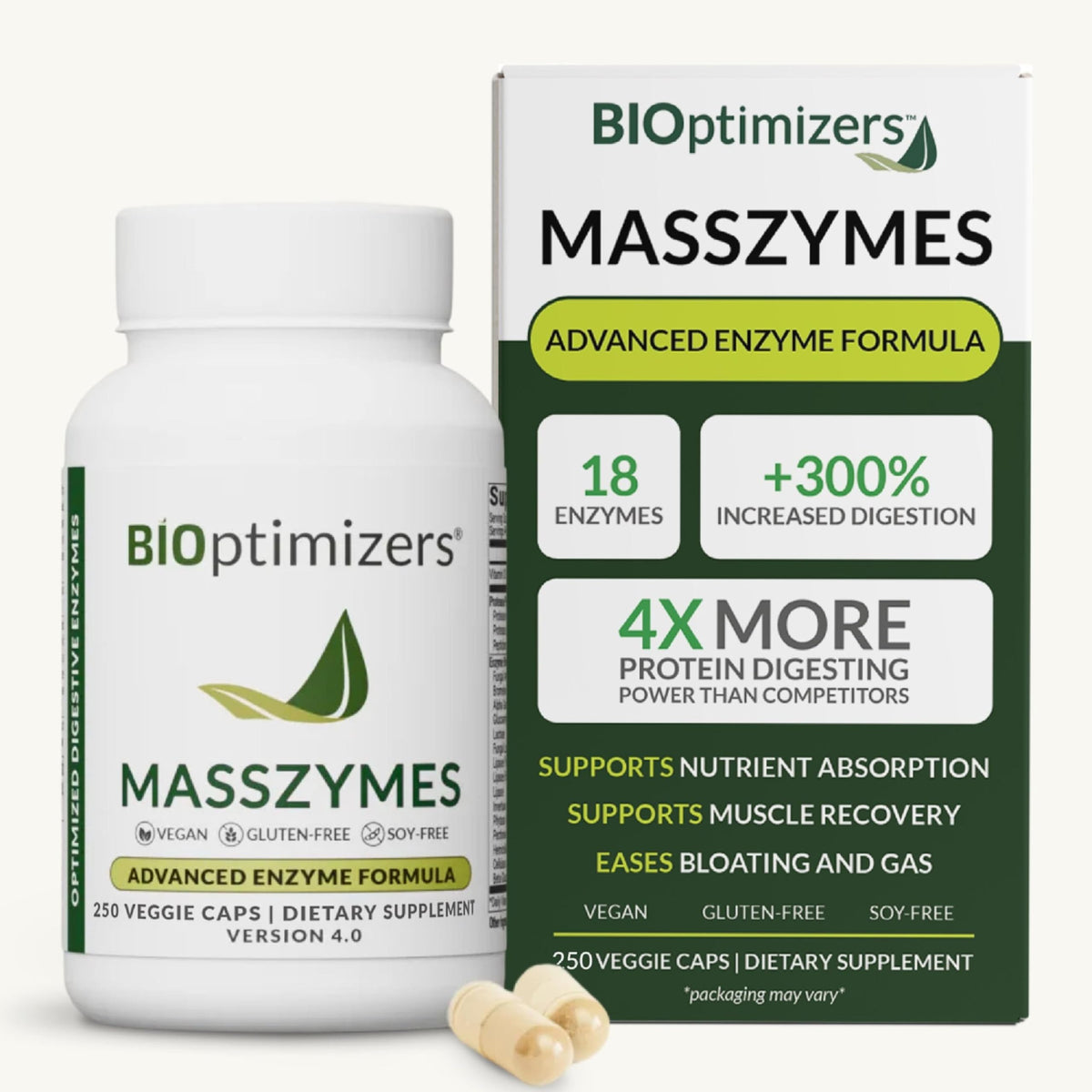 BIOptimizers MassZymes - Complete Digestive Enzymes Supplement