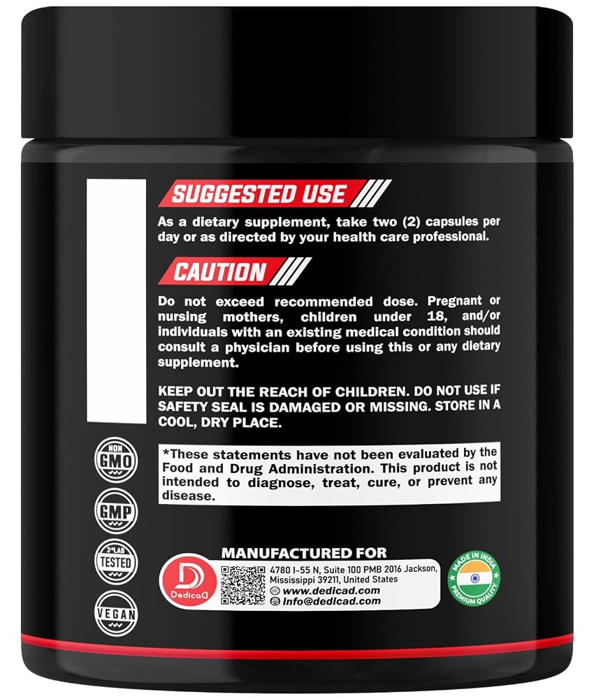 DEDICAD 11in1 Cloves Supplement with Ginger & Cinnamon - 60 Capsules - image 9