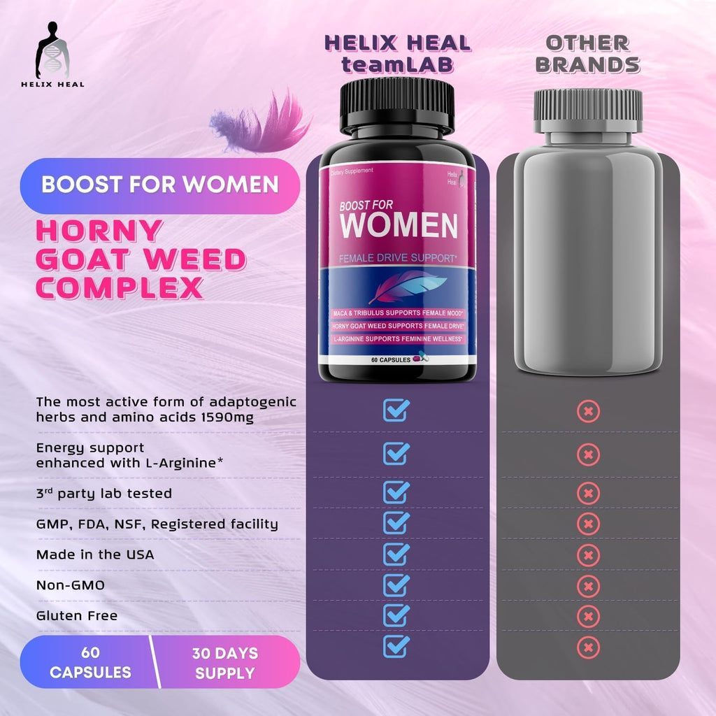 Helix Heal Libido Booster for Women - 60 Capsules - image 9