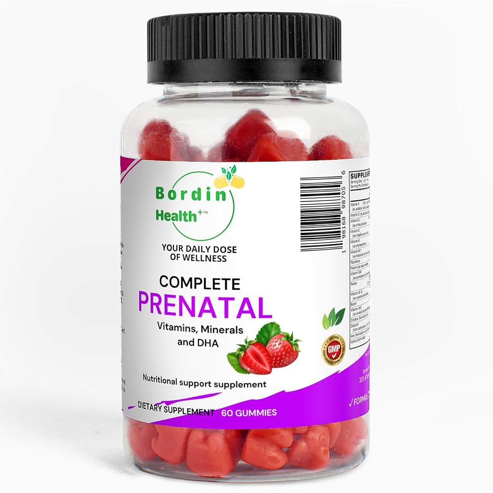 Bordin Health Complete Prenatal Vitamins - 60 Gummies