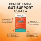 Omax3 Probiotic & Prebiotic 50B CFU Digestive Support - 30 Capsules - image 3