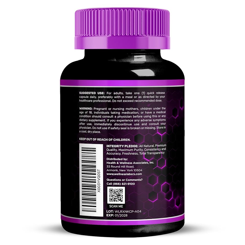 WELLNESS LABSRX Nattokinase Supplement 5000 FU - 120 Capsules - image 3