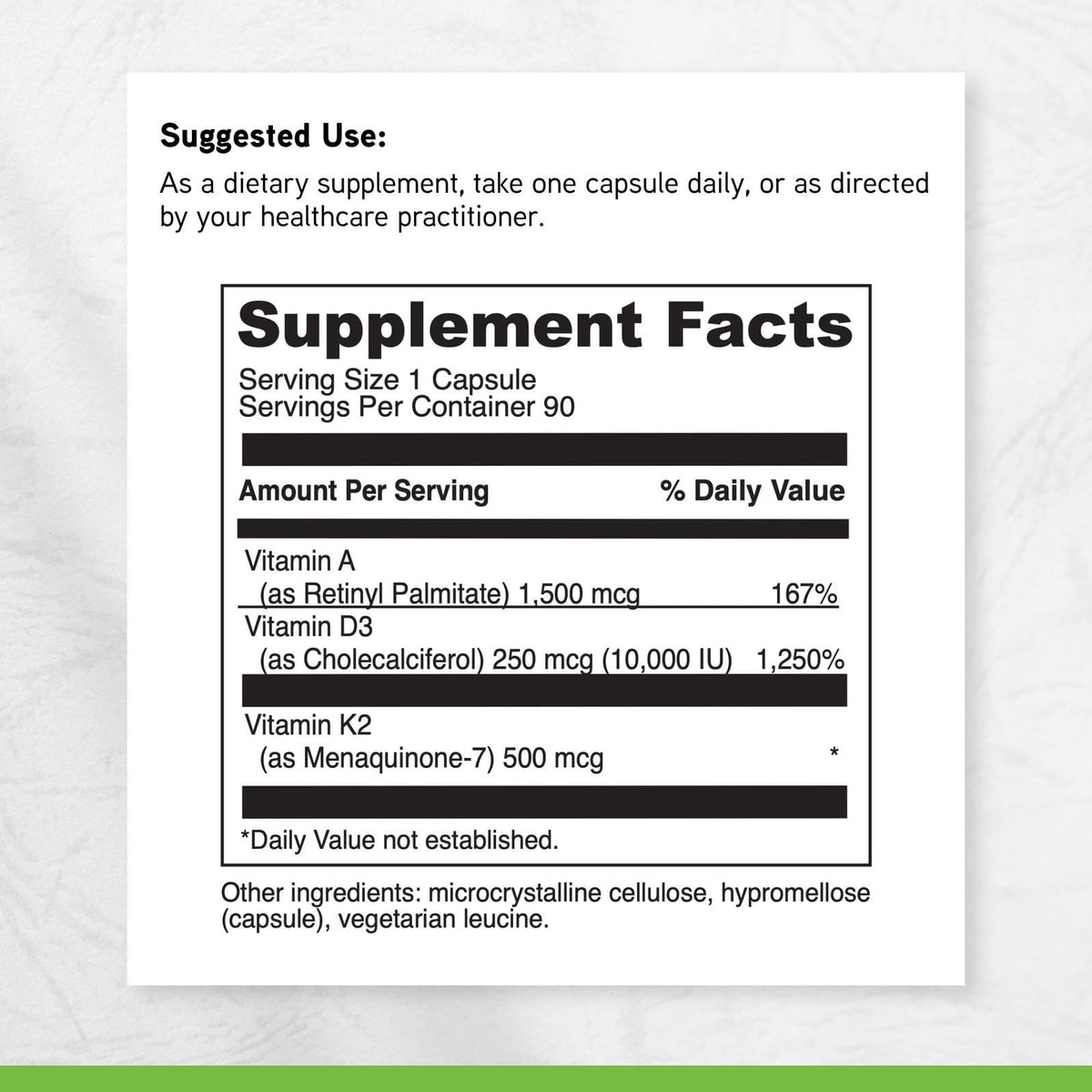 DAVINCI Labs ADK 10 Vitamin Supplement - 90 Capsules - image 6
