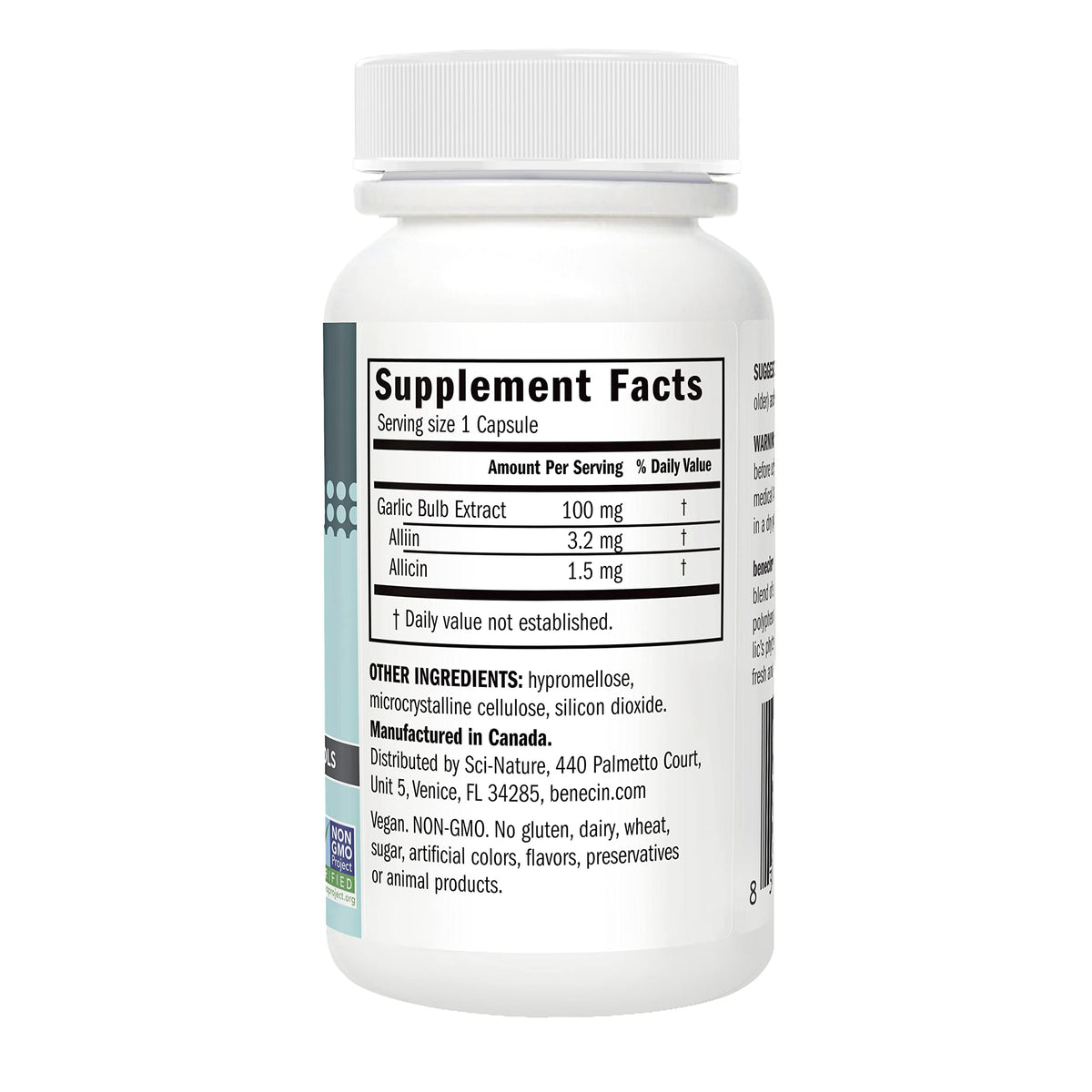 Benecin Defense 1500 mcg Stabilized Allicin per Capsule