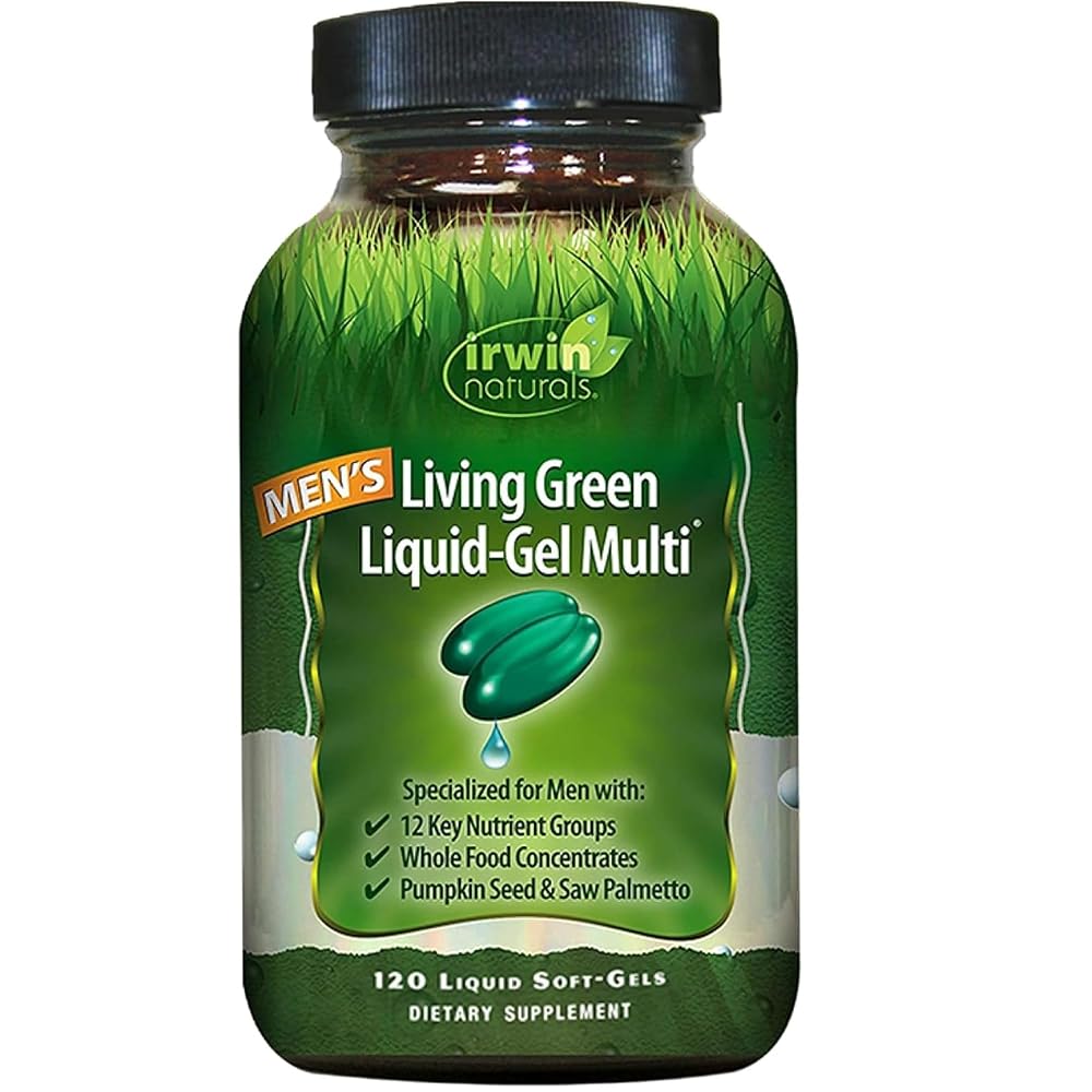 Irwin Naturals Men's Living Green Daily Multivitamin - 120 Softgels