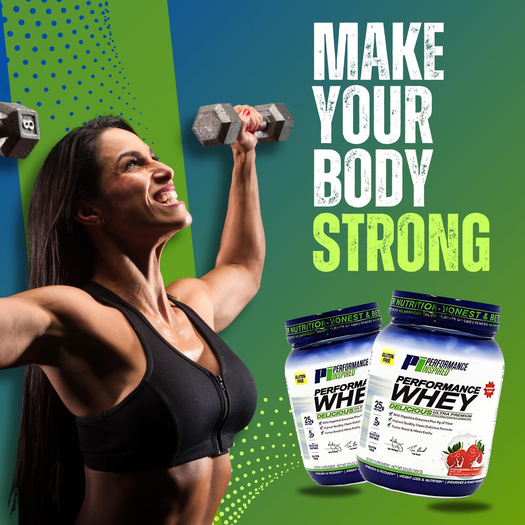 PERFORMANCE INSPIRED Nutrition WHEY Protein Powder Variation 2 LB