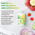 Kayseari Fisetin 1200mg Liposomal Fisetin Supplements 98% Pure