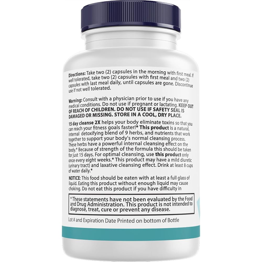 Loatia Labs 15 Day Cleanse 2X - Double Gut & Colon Support - Advanced