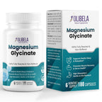 OLIBELA Magnesium Glycinate 1,420mg - 180 Vegetarian Capsules