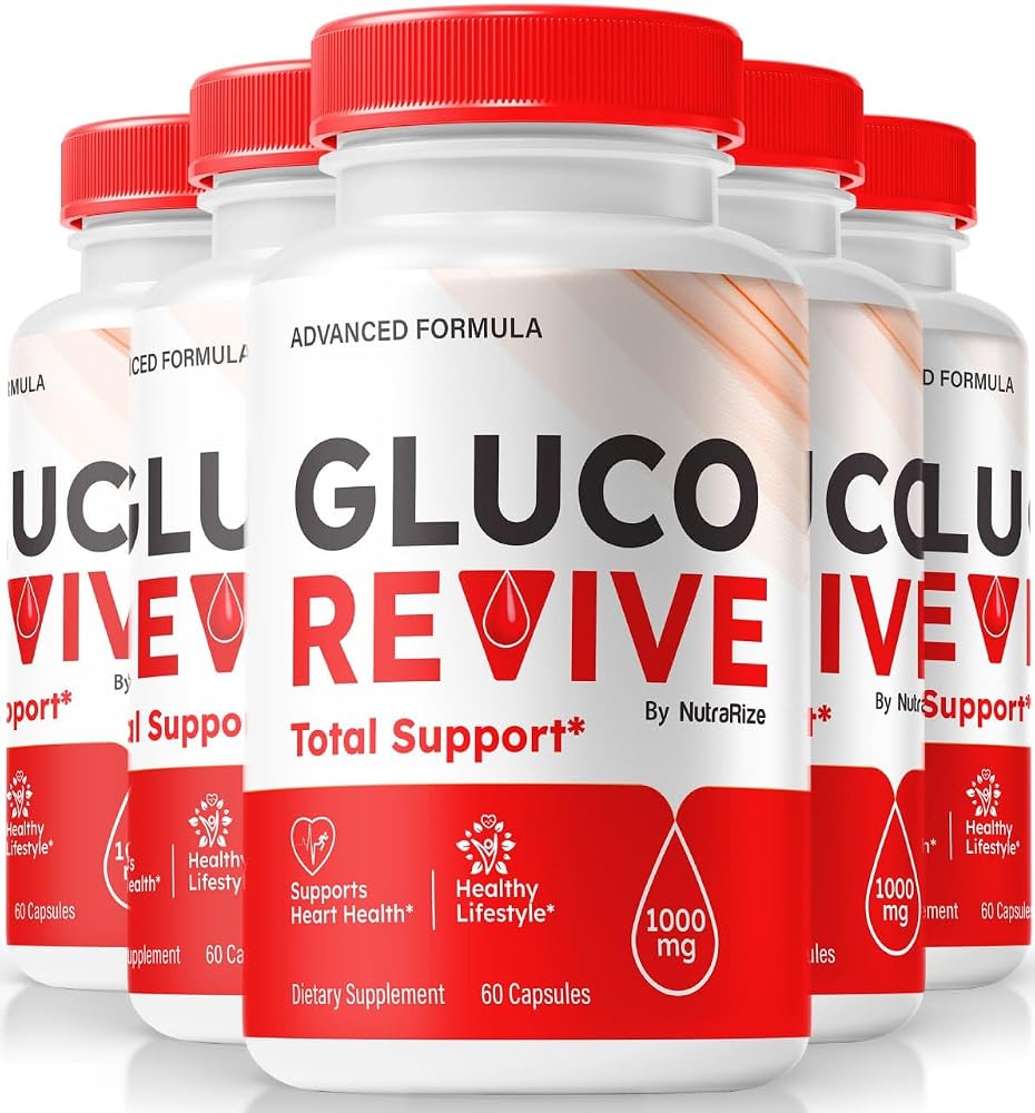 NutraRize Gluco Revive Capsules for Daily Wellness - 300 Capsules