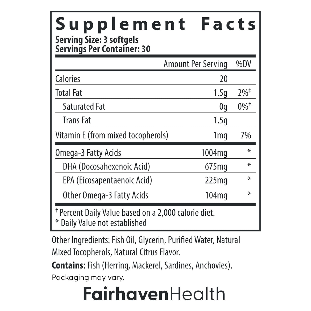 Fairhaven Health Prenatal DHA Omega-3 Supplement - 90 Softgels - image 4