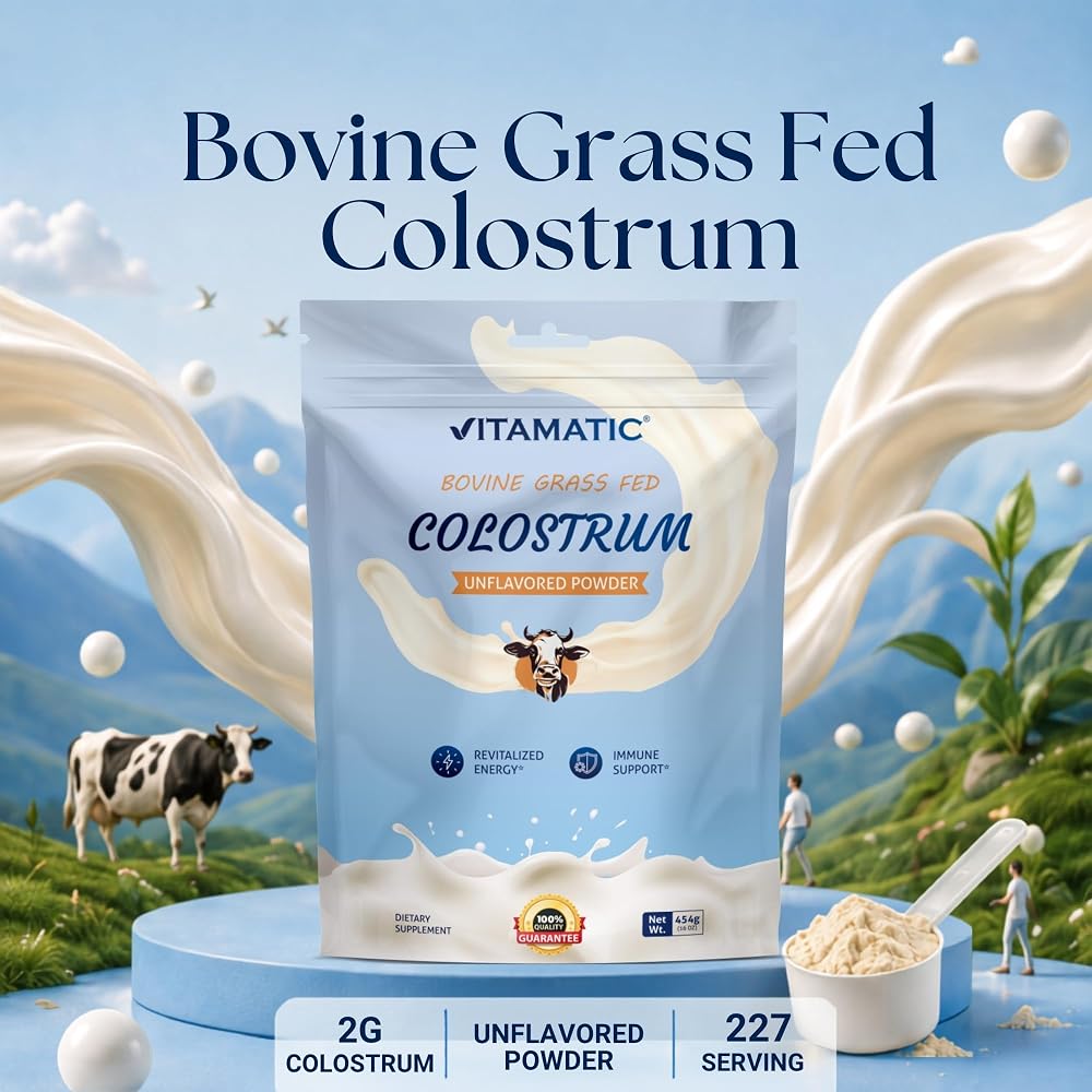 Vitamatic Bovine Colostrum 30% IgG Powder - 454g - image 3