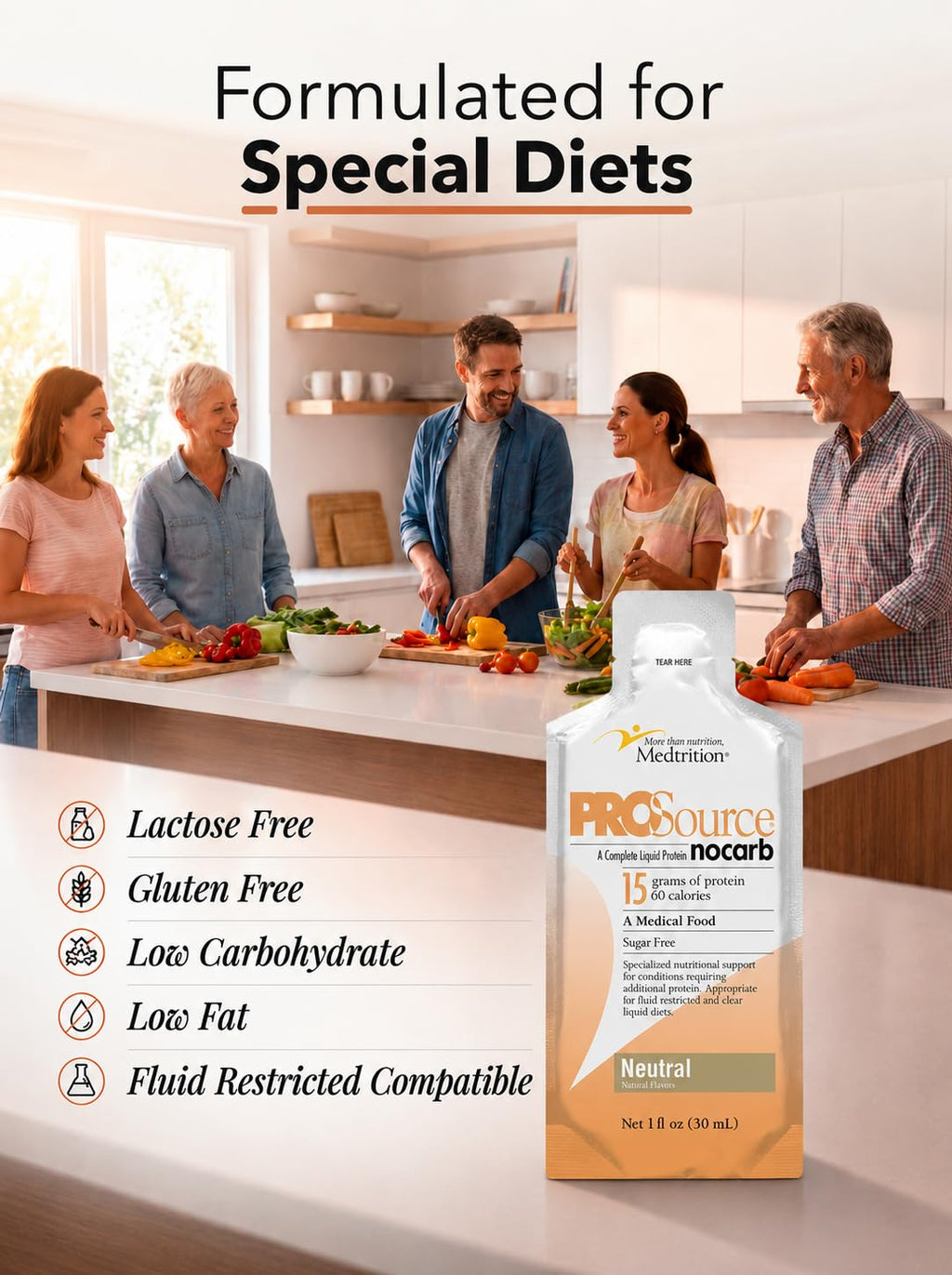 Medtrition ProSource NoCarb Liquid Energy Packets