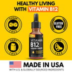 Salt Lake Supplements Vitamin B12 Liquid Drops 5000 mcg - 60 Servings - image 9