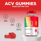 NutraRize Duo Keto ACV Gummies Apple Cider Vinegar Formula - 60 Gummies - image 4