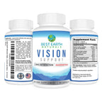 Best Earth Naturals Vision Support Formula with Lutein - 30 Capsules - image 2