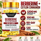 Probase Nutrition Berberine 1200mg with Ceylon Cinnamon - 120 Capsules - image 6