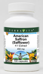 Terravita American Saffron Safflower 4:1 Extract 450 mg - 100 Capsules