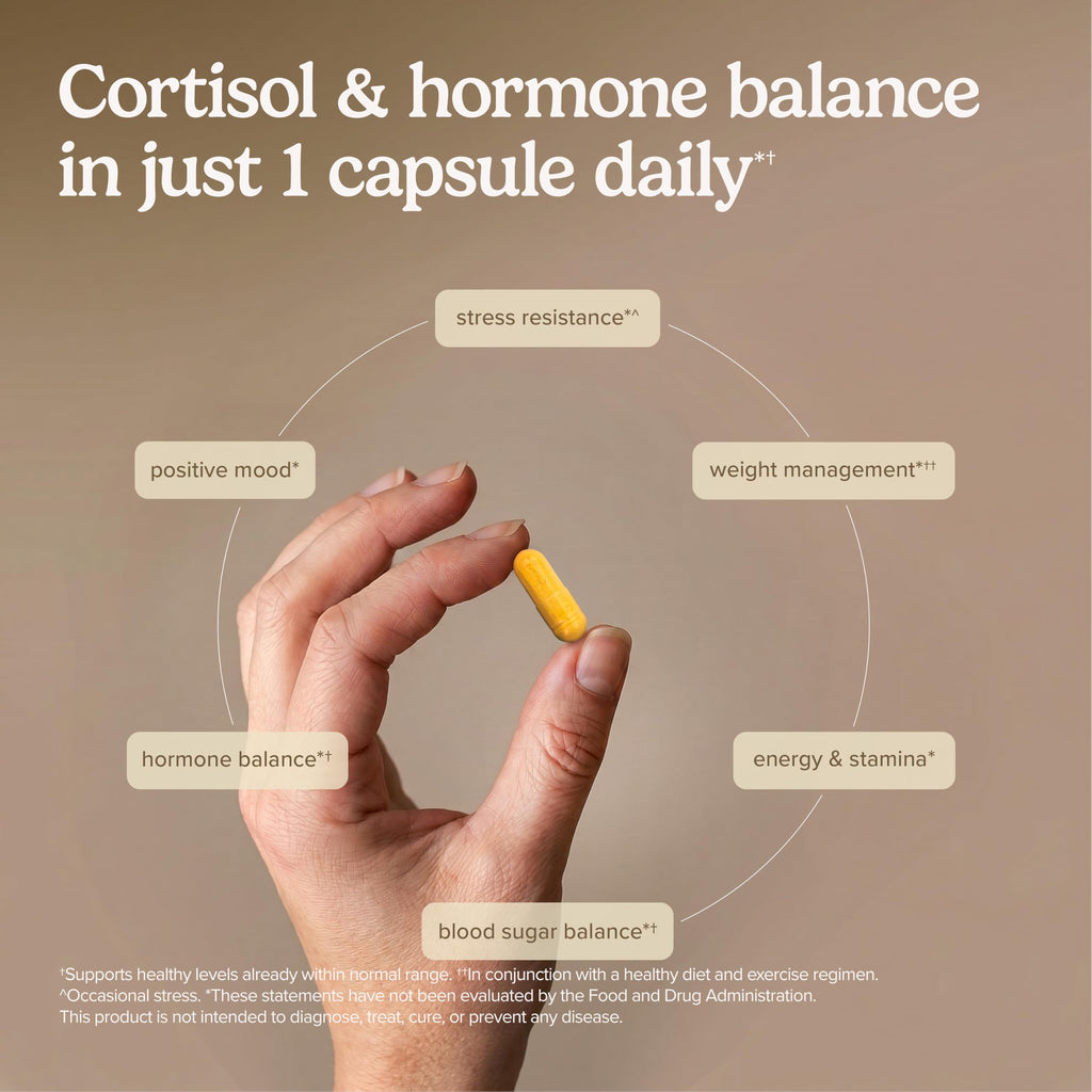 Terry Naturally Cortisol Rescue Stress & Cortisol Balance - 60 Capsules - image 4