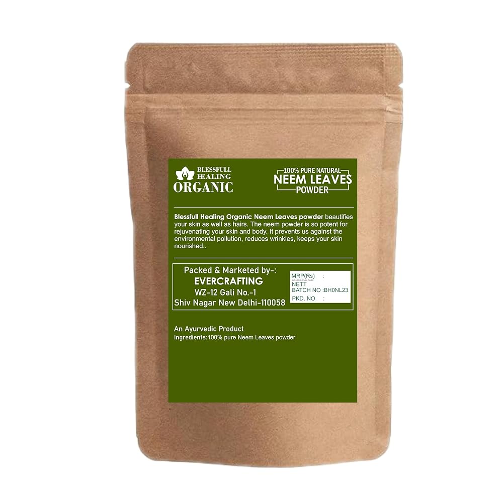 Blessfull Healing Organic Neem Leaves Powder 100% Pure Natural 200