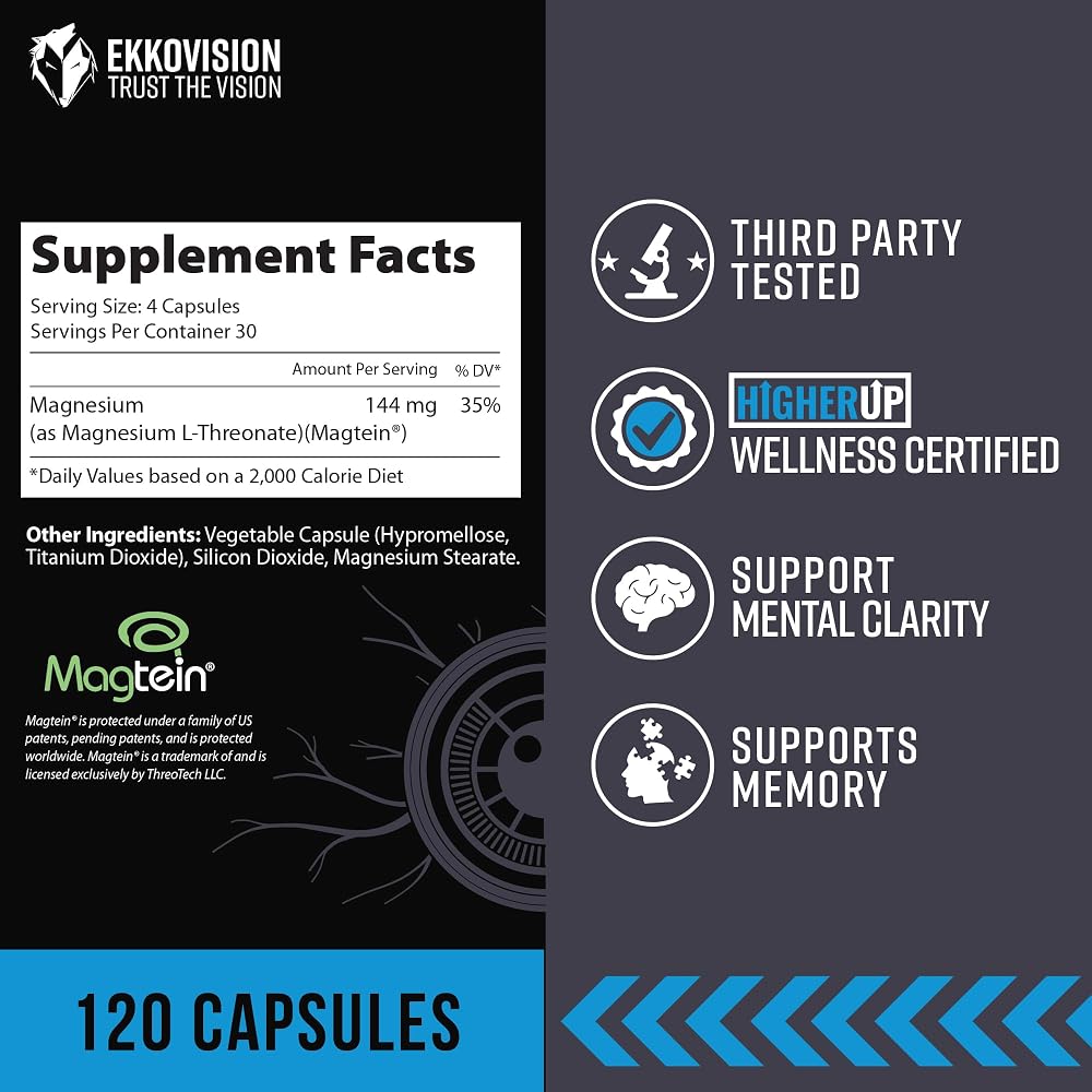 Ekkovision x Higher Up Magtein Magnesium L-Threonate